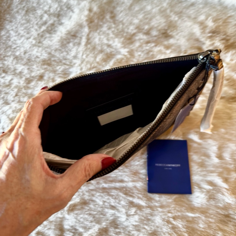 Studded Holographic Clutch - Picture 7 of 7